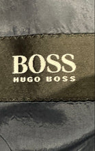 Load image into Gallery viewer, Hugo Boss Mens Blue Wool Long Sleeve Notch Lapel Three-Button Blazer Size 46L
