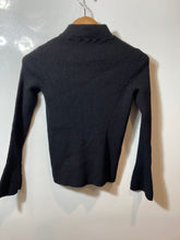 Load image into Gallery viewer, Authentic Tory Burch Womens Black Long Sleeve Pullover Sweater Size Medium
