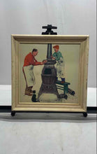 Load image into Gallery viewer, The Coal Season's Coming Apprentice Framed Art Print By Norman Rockwell

