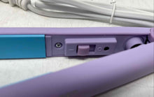 Load image into Gallery viewer, Luvme Purple Mini 2-In-1 Curling Iron Hair Straightener No Tested
