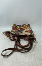 Load image into Gallery viewer, Dana Buchman Womens Multicolor Floral Print Shoulder Strap Satchel Handbag
