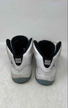 Load image into Gallery viewer, Nike Boys Air Jordan 11 Retro 378039-104 White Blue Sneaker Shoes Size 2Y
