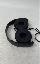 Load image into Gallery viewer, Sony MDR-ZX110 Black Foldable Wired On Ear Headphone In Box Untested
