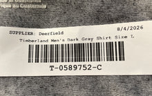 Load image into Gallery viewer, Timberland Mens Dark Gray Long Sleeve Round Neck Pullover T-Shirt Size L
