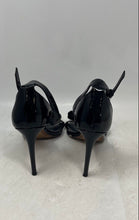 Load image into Gallery viewer, Michael Kors Womens Black Open Toe Stiletto High Ankle Strap Heels Size 9M
