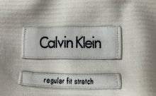 Load image into Gallery viewer, Calvin Klein Mens White Collared Long Sleeve Dress Shirt Size 18 1/2
