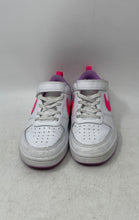 Load image into Gallery viewer, Nike Kids Court Borough Low 2 BQ5451-111 White Lavender Pink Sneaker Shoes Sz 2Y
