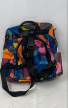 Load image into Gallery viewer, Poaba Womens Multicolor Geometric Print Adjustable Strap Anti-Theft Backpack
