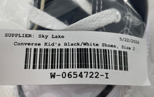 Load image into Gallery viewer, Converse Kids Chuck Taylor All Star Hi 3J231 Black White Sneaker Shoes Size 2
