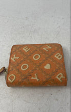 Load image into Gallery viewer, Dooney &amp; Bourke Womens Multicolor Signature Print Small Zip-Around Wallet
