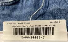 Load image into Gallery viewer, Hugo Boss Mens Blue Denim Medium Wash Distressed Straight Leg Jeans Size 30x32
