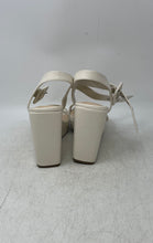Load image into Gallery viewer, Marc Fisher Womens Lukey Ivory Wedge Heel Ankle Strap Sandals Size 8 M
