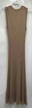 Load image into Gallery viewer, Banana Republic Womens Dark Khaki Ribbed Knit Sleeveless Sweater Dress Size M
