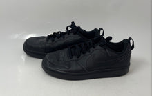 Load image into Gallery viewer, Nike Kids Court Borough Low Recraft Black Low Top Lace-Up Sneaker Shoes Size 6Y
