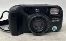 Load image into Gallery viewer, Pentax Zoom 90 WR Black Portable Point &amp; Shoot Film Camera Not Tested
