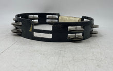 Load image into Gallery viewer, True Colors By Rhythm Tech Black Handheld Tambourine With Metal Jingles
