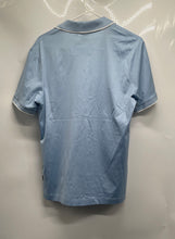 Load image into Gallery viewer, Hugo Boss Mens Light Blue Slim Fit Mercerised Short Sleeve Polo Shirt Size M

