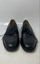 Load image into Gallery viewer, J. Murphy Mens Black Leather Cap Toe Lace-Up Derby Dress Shoes Size 9.5
