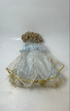 Load image into Gallery viewer, Porcelain Blue Eyes Blonde Hair Light Complexion Victorian Style Dress Girl Doll
