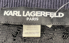 Load image into Gallery viewer, Karl Lagerfeld Womens Blue Long Sleeve Button-Front Cardigan Sweater Size XS
