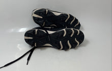 Load image into Gallery viewer, Nike Boys Air Jordan 1 Low Black White Lace-Up Football Cleats Size 4.5Y

