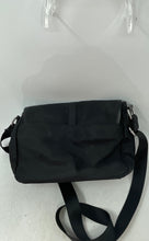 Load image into Gallery viewer, Calvin Klein Womens Black Inner Pocket Adjustable Strap Flap Shoulder Purse
