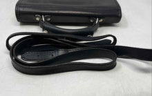 Load image into Gallery viewer, Unbranded Womens Black Leather Detachable Strap Inner Divider Crossbody Handbag
