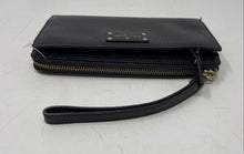 Load image into Gallery viewer, Kate Spade New York Womens Black Leather Continental Wristlet Wallet
