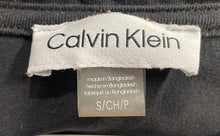 Load image into Gallery viewer, Calvin Klein Womens Black Short Sleeve Crew Neck Pullover T-Shirt Dress Size S
