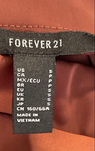 Load image into Gallery viewer, Forever 21 Womens Brown Flat Front Back Zip Casual A-Line Skirt Size S
