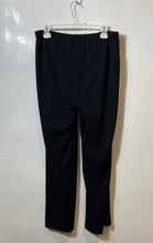 Load image into Gallery viewer, Stizzoli Italy Womens Black Flat Front Straight Leg Dress Pants Size 52
