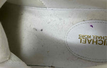 Load image into Gallery viewer, Michael Kors Womens Irving White Faux Leather Lace-Up Sneakers Shoes Size 7M
