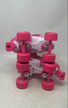 Load image into Gallery viewer, Roller Derby Kids Trac Star Pink White Green Adjustable Roller Skates Size 12-2
