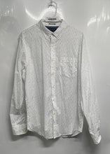 Load image into Gallery viewer, Banana Republic Mens White Long Sleeve Untucked Fit Button-Up Shirt Size L
