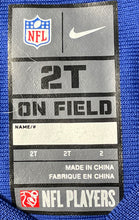 Load image into Gallery viewer, Nike Kids Blue New York Giants Saquon Barkley #26 NFL Football Jersey Size 2T
