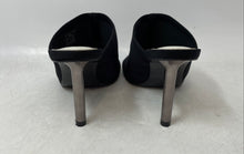Load image into Gallery viewer, Zara Womens Black Square Toe Slip-On Stiletto Heel Mule Sandals Size EUR 36
