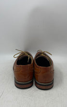 Load image into Gallery viewer, Bruno Marc Mens Prince Wide 3 Brown Leather Lace-Up Oxford Dress Shoes Size 9W
