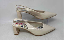 Load image into Gallery viewer, Catherine Malandrino Womens White Pointed Toe Slip-On Slingback Heels Size 10

