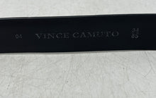 Load image into Gallery viewer, Vince Camuto Mens Black Faux Leather Adjustable Buckle Dress Belt Size 34/85
