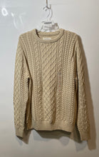 Load image into Gallery viewer, St. John's Bay Mens Beige Cotton Long Sleeve Crew Neck Pullover Sweater Size XL
