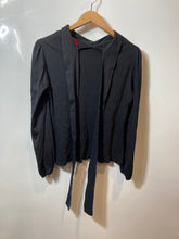 Load image into Gallery viewer, Authentic Carolina Herrera Womens Black Long Sleeve Blouse Top Size XL Worn

