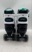 Load image into Gallery viewer, Ecco Unisex Kids Black Mint Green Adjustable Four Wheeled Roller Skates 13C-3Y
