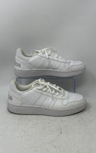 Load image into Gallery viewer, Adidas Womens Hoops 2.0 B42096 White Low Top Lace-Up Sneaker Shoes Size 8.5
