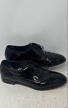 Load image into Gallery viewer, Vito Pegola Mens Black Patent Leather Low Top Derby Dress Shoes Size 11.5M
