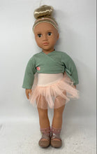 Load image into Gallery viewer, Our Generation Girls Brown Eyes Light Hair Pink Tutu Ballerina Doll
