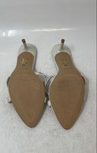 Load image into Gallery viewer, Aldo Womens White Grommet Buckle Open Toe Kitten Heel Slip-On Slide Sandals Sz 8
