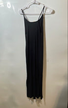 Load image into Gallery viewer, H&amp;M Womens Black Ribbed Sleeveless Scoop Neck Maxi Dress Size Medium
