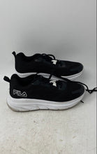 Load image into Gallery viewer, Fila Womens Black White Lace-Up Low Top Round Toe Running Shoes Size 38
