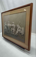 Load image into Gallery viewer, Vintage 1976 Siegbert Reinhard Rehearsal Framed Print String Music Quartet
