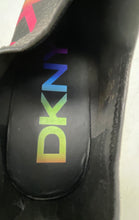 Load image into Gallery viewer, DKNY Womens Azer Black Leather Slip-On Low Top Sneakers Shoes Size 9 M
